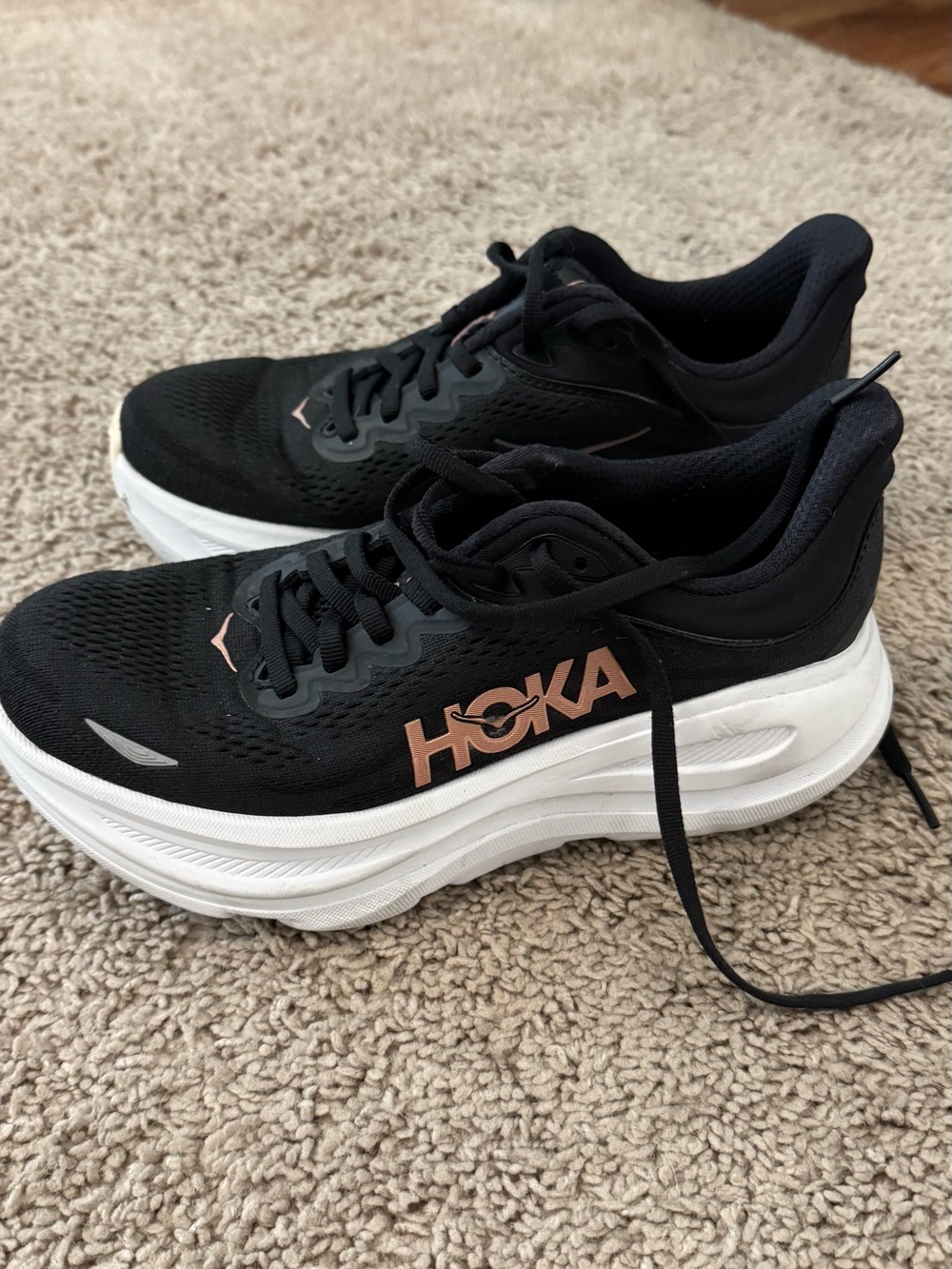 WORN TWICE! Hoka Bondi 9’s